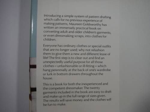 Clothes for Children: Making New From Old - Maureen Goldsworthy