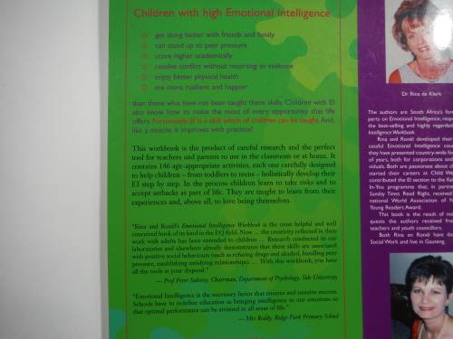 Emotional Intelligence for children and teens: Dr Rina de Klerk and Dr Ronel le Roux