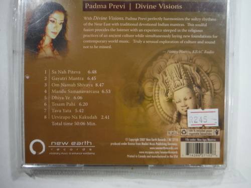 Divine Visions - Padma Previ - Audio CD