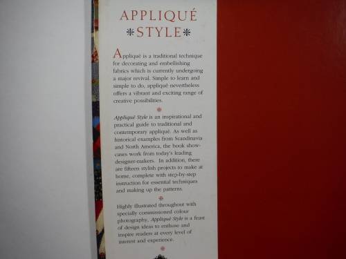 Appliqu`e Style- Juliet Bawden: The best of contempory design-plus stylish projects to make at home