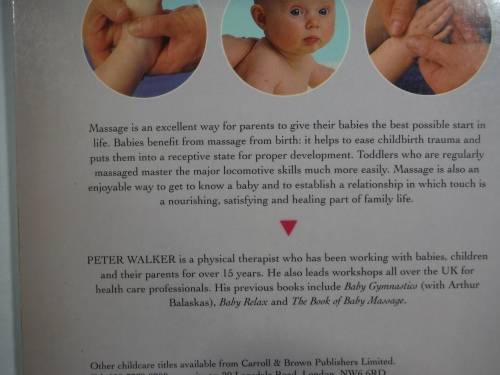 Baby Massage for Beginners (SOFTCOVER) Peter Walker