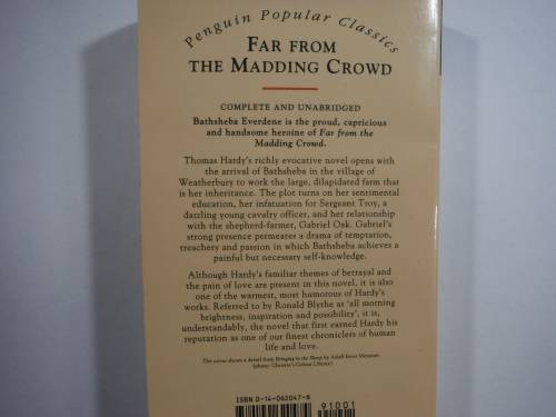 Far From The Madding Crowd -SOFTCOVER- Thomas Hardy (Penquin Classics)