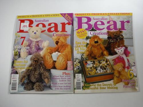 A Lot of 4 Australian  Bear Creations Magazines (SOFTCOVER)