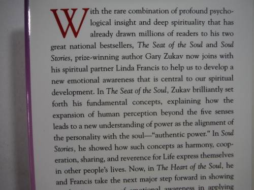 The Heart of the Soul - Hardcover - Gary Zukav