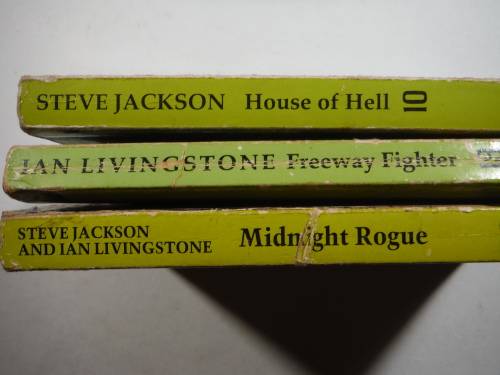 A Lot of 3 Vintage Fighting Fantasy Paperbacks