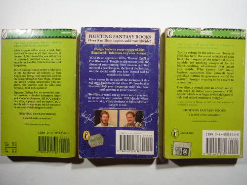 A Lot of 3 Vintage Fighting Fantasy Paperbacks