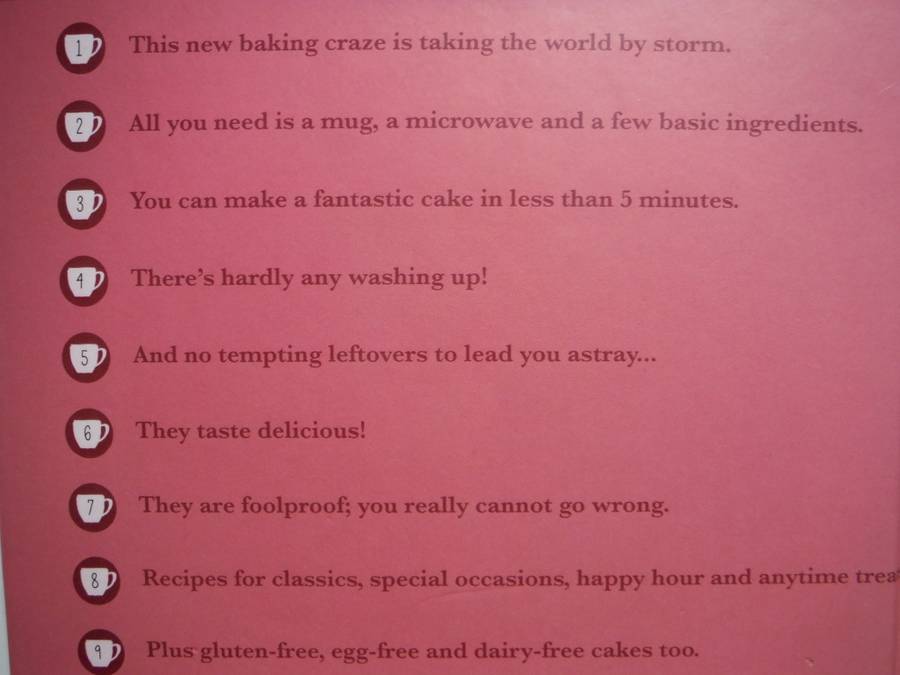 Mug Cakes : 40 Speedy Cakes to Make in a Microwave - Hardcover - Mima Sinclair