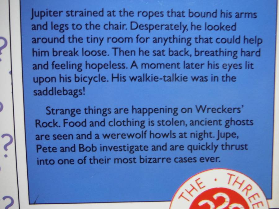 The Three Investigators #43 : The Mystery of Wreckers` Rock - Paperback - William Arden