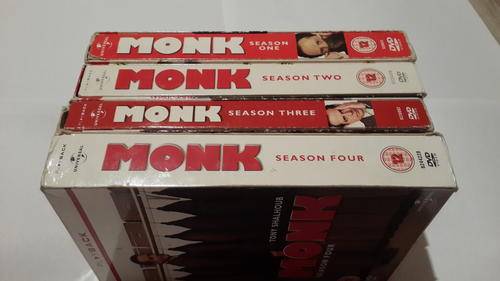 DVD MONK SEASON 1 - 4
