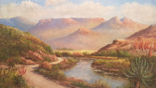 Original Norah Allen Oil on board!!!