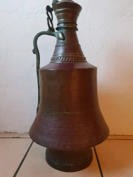 Antique Ottoman Copper Ibrik!! Extra large!! 75 cm Tall!!
