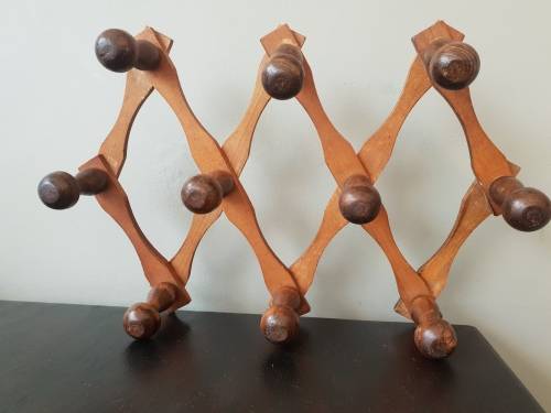 Vintage Expandable Peg Rack