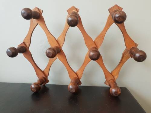 Vintage Expandable Peg Rack