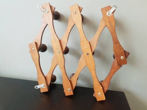 Vintage Expandable Peg Rack