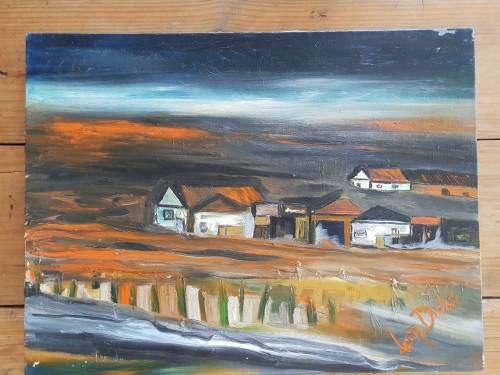 Leon Dicks Oil on Canvas