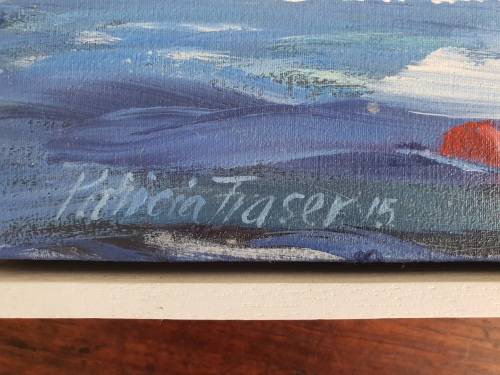 Patricia Fraser Original Painting with Provenance and its very own Youtube video!!