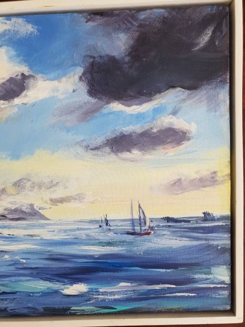 Patricia Fraser Original Painting with Provenance and its very own Youtube video!!