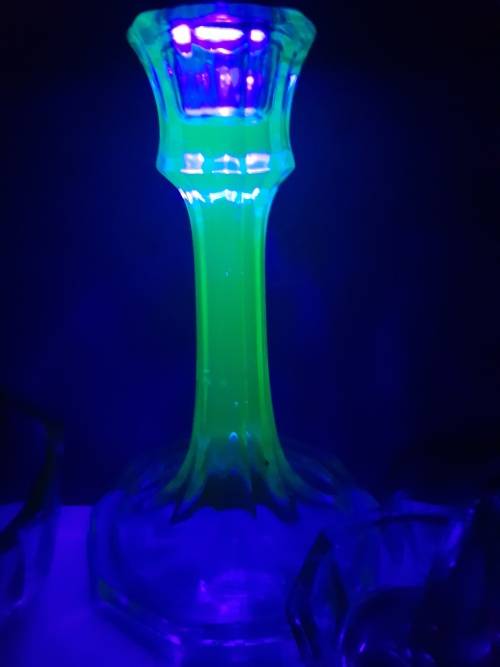 Set of 5 Uranium Glass Items!!