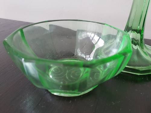 Set of 5 Uranium Glass Items!!