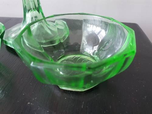 Set of 5 Uranium Glass Items!!