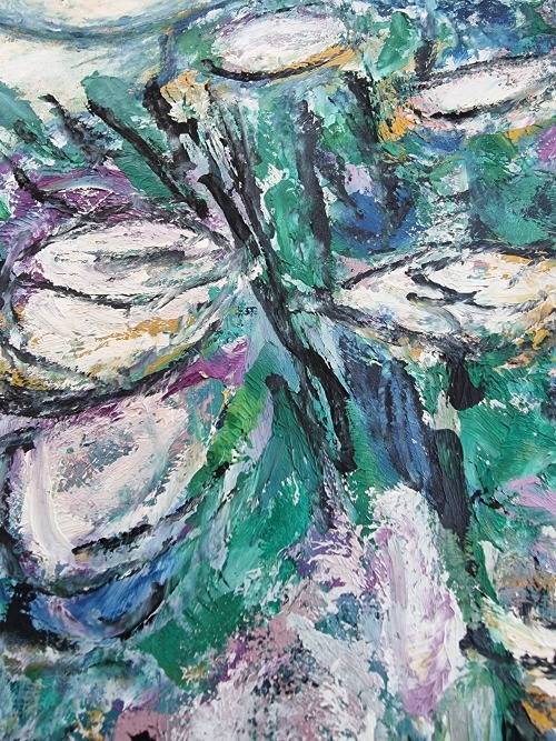 Stunning Large work on paper!! Signed!