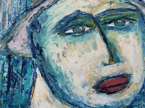 Stunning Large work on paper!! Signed!