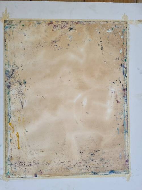 Stunning Large work on paper!! Signed!