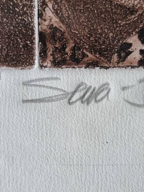 Sara J Etching 40/40 Signed, Titled and dated 1987!!