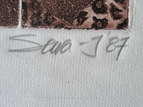 Sara J Etching 40/40 Signed, Titled and dated 1987!!