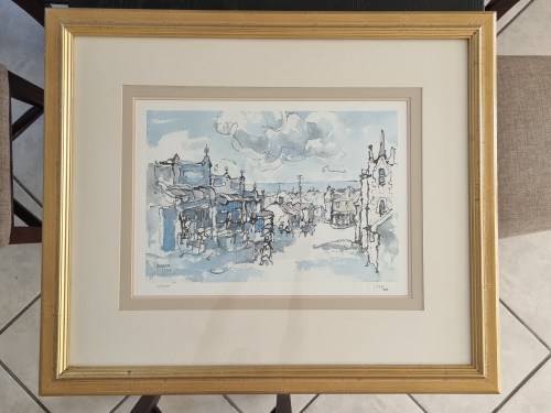 Gregoire Boonzaier!! Limited Edition Signed and numbered 777/850 with Proof Stamp, Colour Lithograph