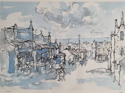 Gregoire Boonzaier!! Limited Edition Signed and numbered 777/850 with Proof Stamp, Colour Lithograph