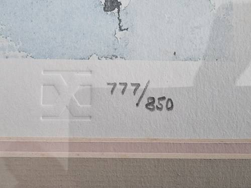 Gregoire Boonzaier!! Limited Edition Signed and numbered 777/850 with Proof Stamp, Colour Lithograph