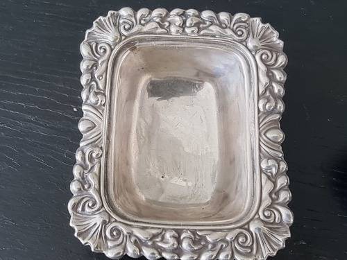 A Beautiful Sheffield England Mustard Bowl with Spoon.