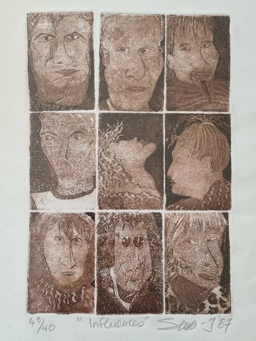 Sara J Etching 40/40 Signed, Titled and dated 1987!!