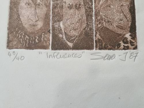 Sara J Etching 40/40 Signed, Titled and dated 1987!!