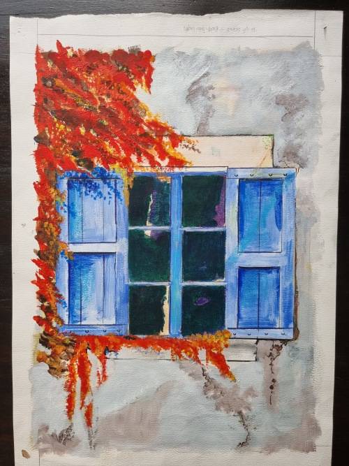 Lewis Acrylic Painting