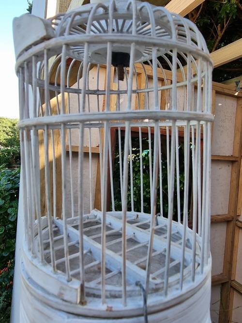 Bamboo and Wood Birdcage Wind Chime!!