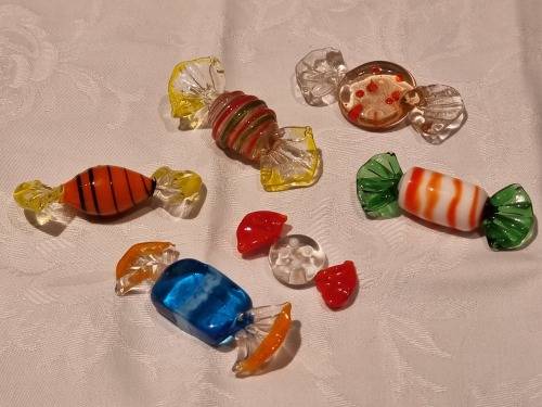6 Murano Glass Candies!!