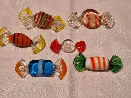 6 Murano Glass Candies!!