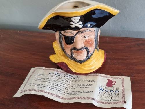 Long John Silver Toby Jug, Wood Potters of Burslem, Staffordshire