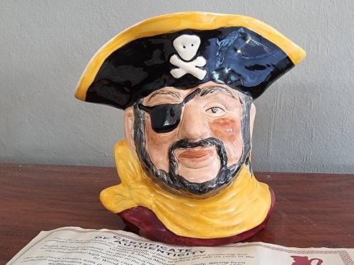 Long John Silver Toby Jug, Wood Potters of Burslem, Staffordshire