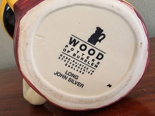 Long John Silver Toby Jug, Wood Potters of Burslem, Staffordshire