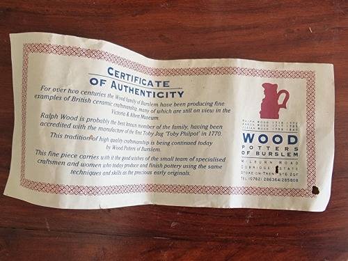 Long John Silver Toby Jug, Wood Potters of Burslem, Staffordshire