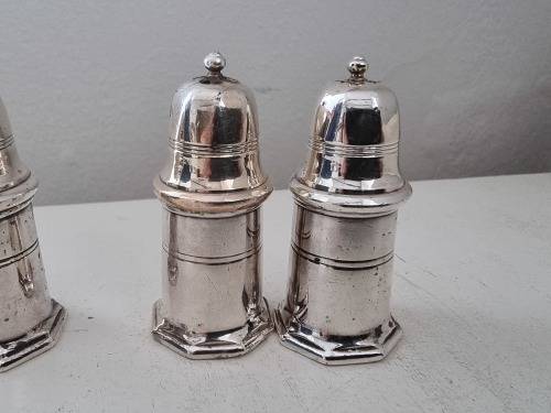 Vintage Cristofle France Salt and Pepper Cellars