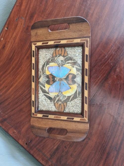 Vintage 1950's Butterfly Wing Tray.