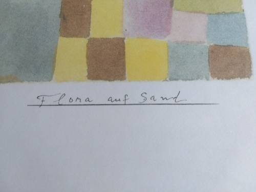 Paul Klee "Flora Auf Sand"