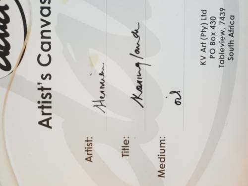 Oil Painting Signed Hermien.