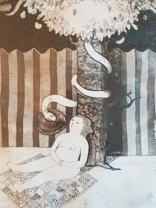 Diek Grobler Investment Art!! Crazy R1!! Numbered woodblock 3/6