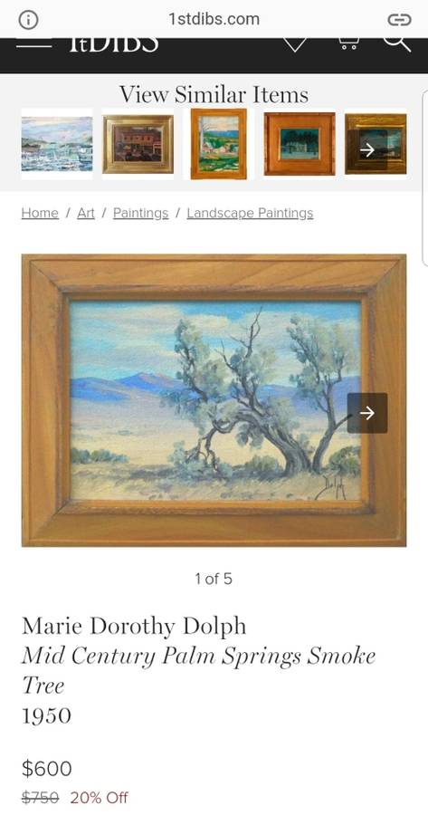 Marie Dorothy Dolph Oil on Canvas
