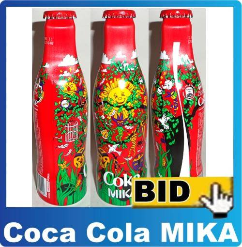 FRANCE Coca Cola ALU bottle / Coke MIKA